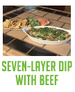Seven Layer Beef Dip