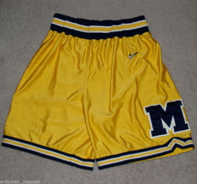 Authentic Nike Fab 5 Michigan Wolverines Shorts - Home Of Hoops