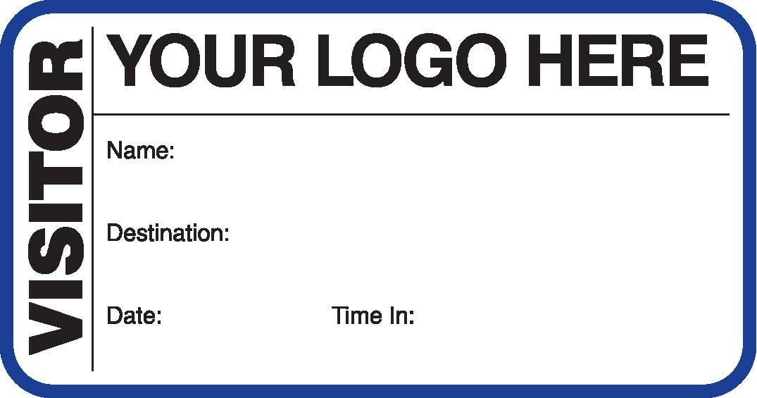 Customized Visitor Label Books Visitor Label