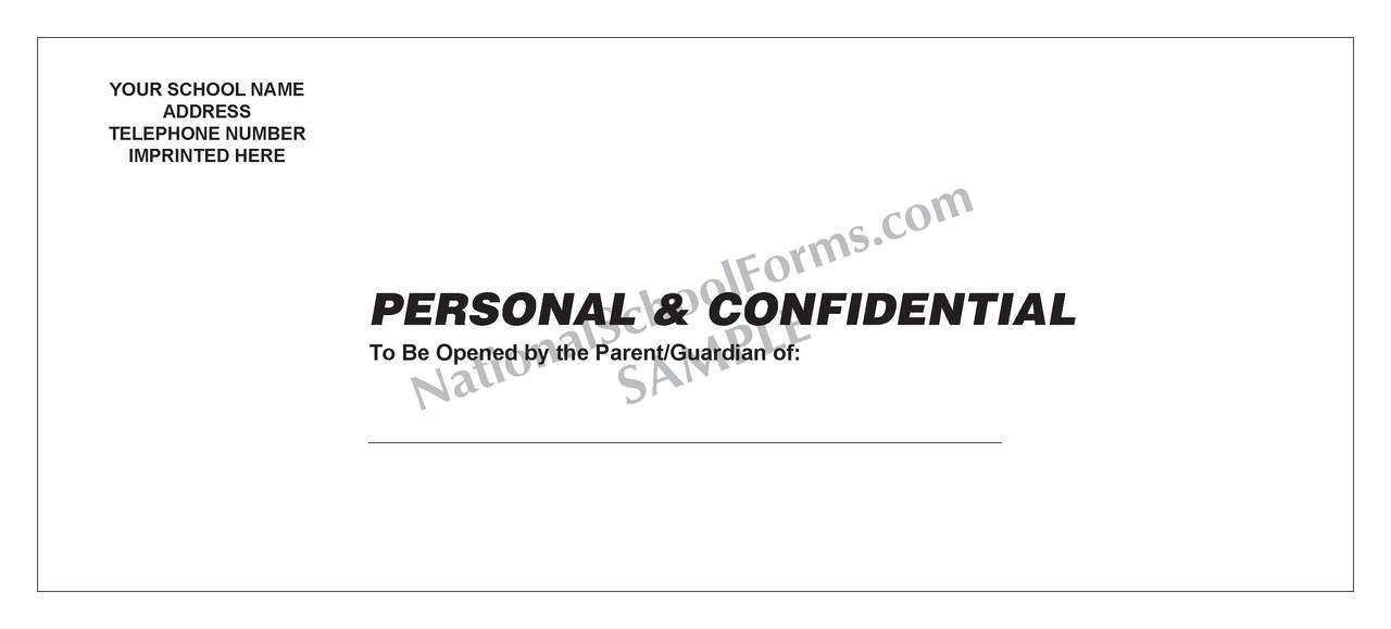 confidential envelope self seal