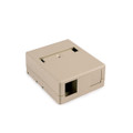 HellermannTyton | SMBDUAL-I | DUAL SURFACE MOUNT BOX- IVORY  |  Lectro Components