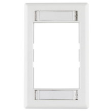 HellermannTyton | FPM-W | MODULAR FACEPLATE - WHITE   |  Lectro Components