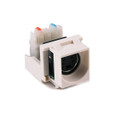 HellermannTyton | S110INSERT-FW | S-VIDEO 110 CONNECTOR OFF.WHT  |  Lectro Components