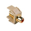 HellermannTyton | RCAFINSERT-I | RCA  F CONNECTOR  IVORY  |  Lectro Components