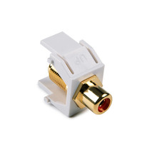 HellermannTyton | RCAFINSERT-W | RCA  F CONNECTOR  WHITE  |  Lectro Components