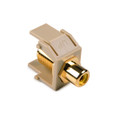 HellermannTyton | RCAFINSERTY-I | RCA F CONNECTOR YELLOW, IVORY  |  Lectro Components