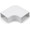 HellermannTyton | TSR3W-25-1 | 1-3/4" ELBOW COVER WHITE |  Lectro Components