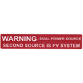 HellermannTyton | 596-00231 | WARNING DUAL PWR SOURCE 50/RL  |  Lectro Components