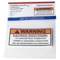HellermannTyton | 596-00663 | WARNING GND COND ENG 10/PK  |  Lectro Components