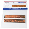HellermannTyton | 596-00665 | WARNING DUAL PWR SOURCE 10/PK  |  Lectro Components