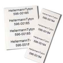 HellermannTyton | 596-00184 | 1" X .5" LEGEND INSERT LABEL   |  Lectro Components