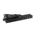 HellermannTyton | POWERSTRIP-10S | 10 OUTLET POWERSTRIP W/SURGE   |  Lectro Components
