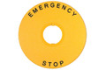 IDEC HWAV5F-27 Sticker Emergency Stop