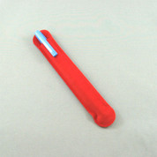 pkt 10 red pen pouches