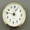 90mm Economy White Arab ALARM insert clock