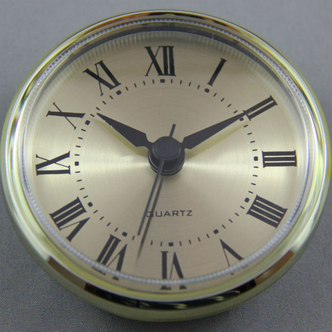 70mm Gold Roman Economy Clock