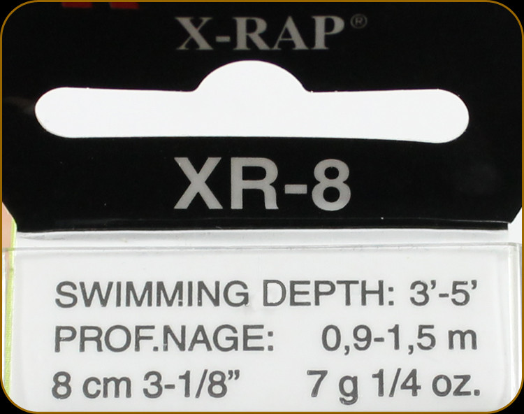 Rapala XR08G X-Rap Jerkbait 3-1/8 1/4oz Gold - Discount Fishing