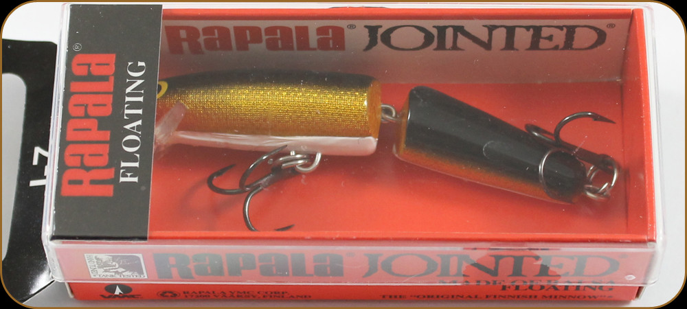 Rapala J07G Jointed 2-3/4 1/8oz Gold - Discount Fishing Canada