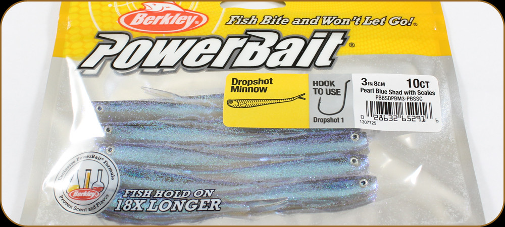 LOT OF 6) BERKLEY POWERBAIT POWER SWIMMER 3.3 PBPS3.3-ELS ELECTRIC SHAD  CP1407 - Simpson Advanced Chiropractic & Medical Center