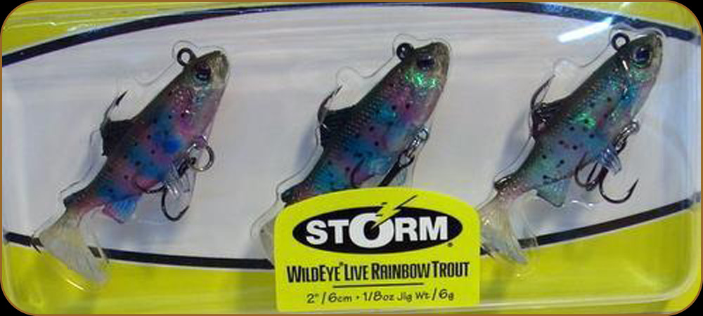 Storm WLRT02 WildEye Live Rainbow Trout Swimbait 2 1/8oz 3Pk