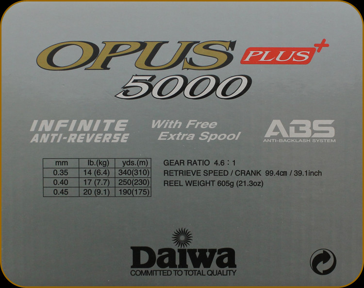 Daiwa Opus 5000 Plus OPP5000 Spinning Reel - Discount Fishing Canada