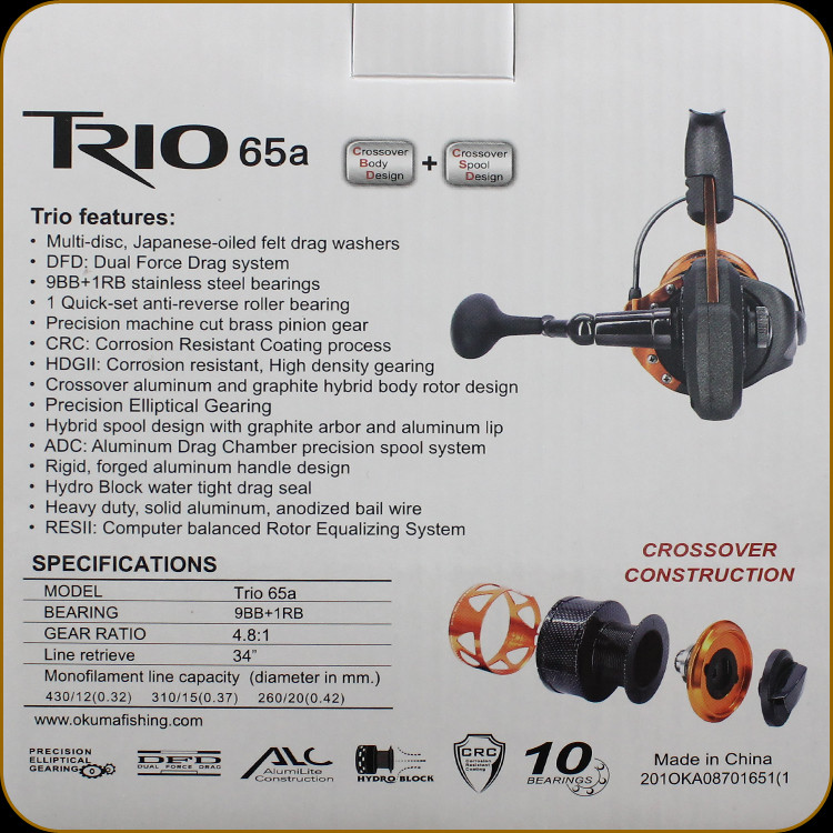 Trio 65a Spinning Reel
