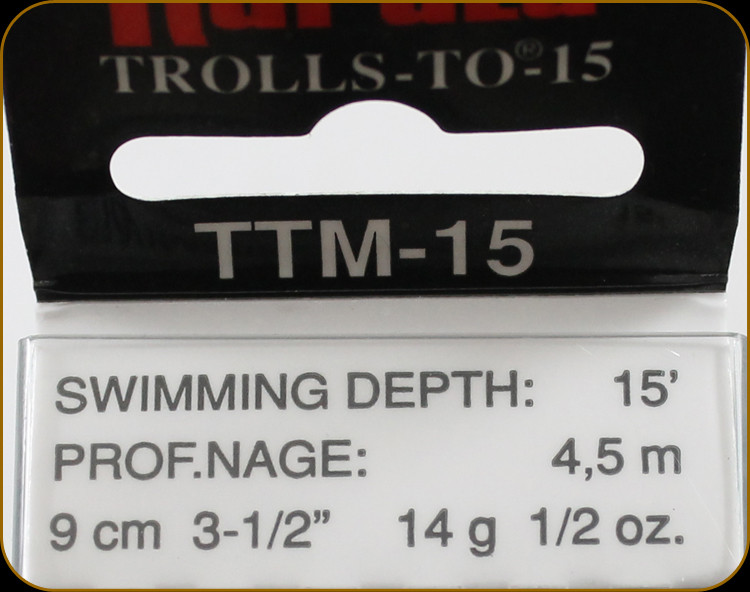 Rapala TTM15 P Trollsto Minnow 3.5 1/2oz Perch - Discount Fishing