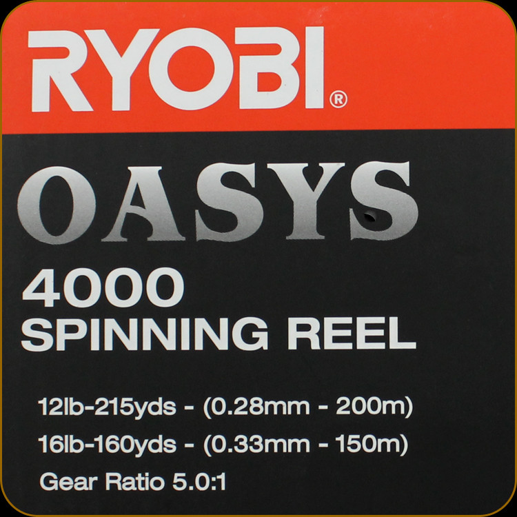 Ryobi 23221 Oasys 4000 Spin Reel - Discount Fishing Canada
