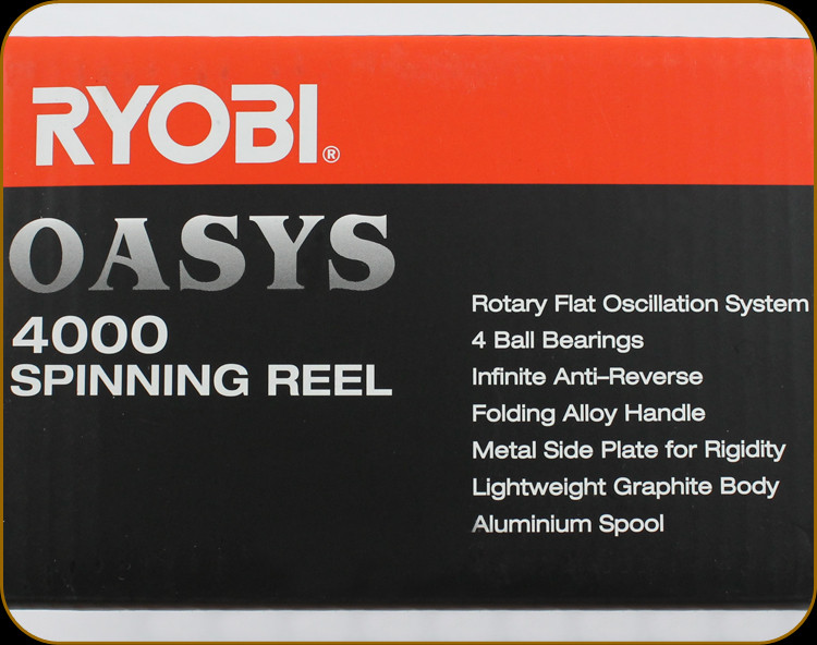 ORIGINAL RYOBI OASYS III METAL SIDE PLATE SPINNING REEL