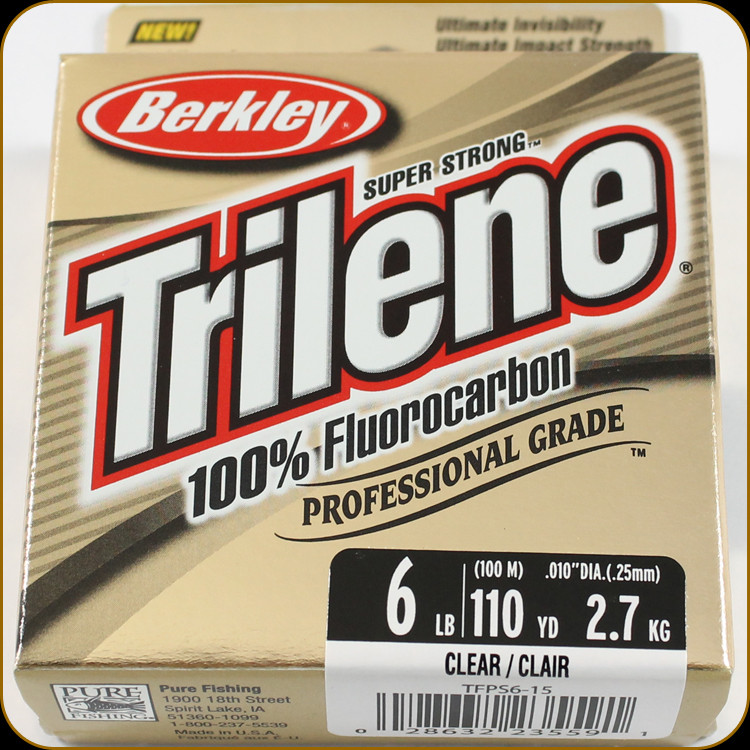 Berkley TFPS6-15 Trilene 100% Fluoro 6Lb 110yd Clear