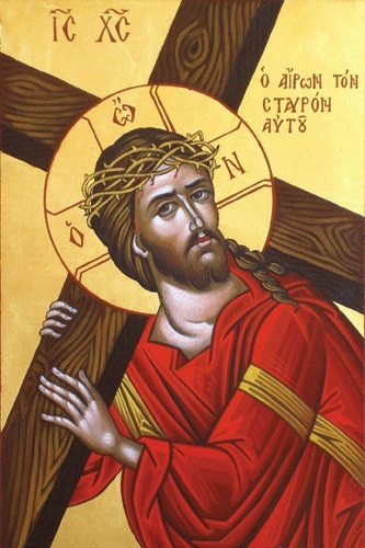 Christ Carrying the Cross, medium icon - Ancient Faith Store
