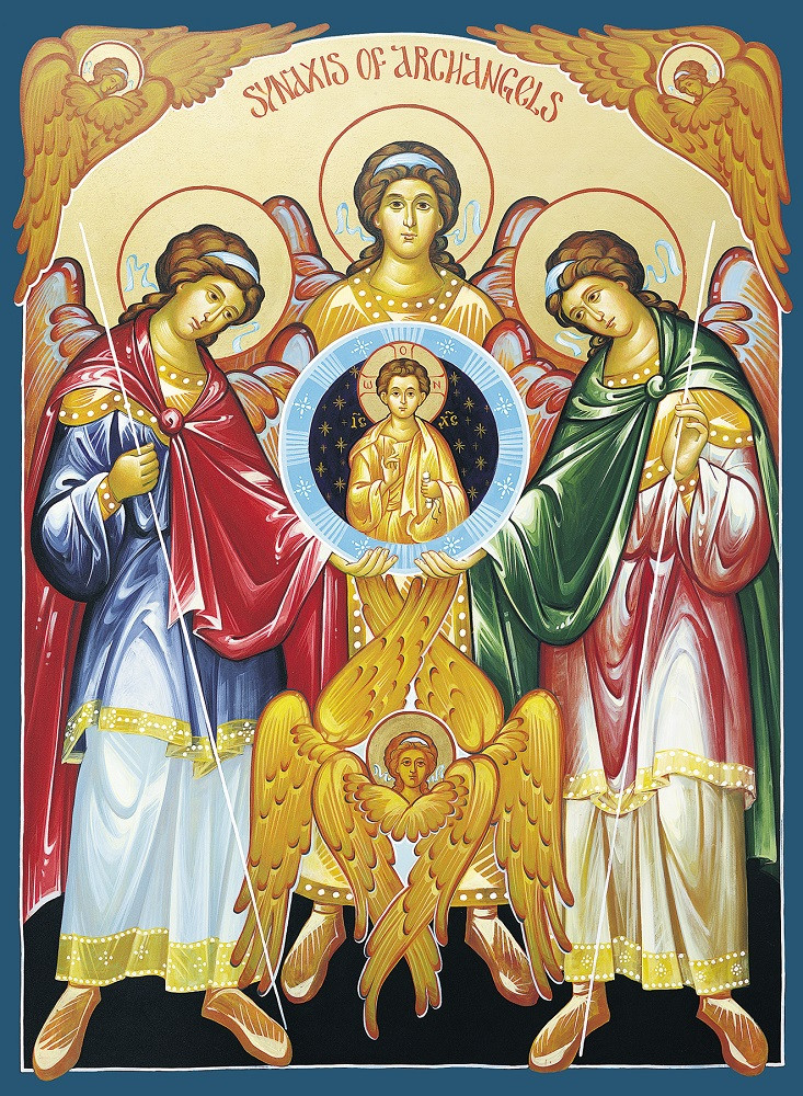 Synaxis of Archangels, large icon - Ancient Faith Store