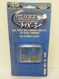 Muzzy MX-3 100 Grain 3 Blade Replacement Blades for #225