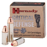 Hornady  Critical Defense 9mm 115 Grain Handgun Ammunition