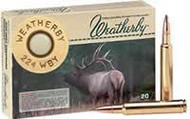Weatherby .224 WBY Magnum Spire Poiint 55 Grain Rifle Ammunition