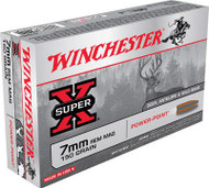 Winchester Super-X 7mm Rem Magnum Power Point 150 Grain Rifle Ammunition