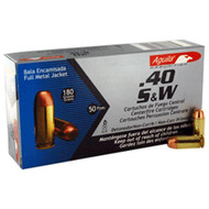 Aguila FMJ .40 S&W 180 Grain Handgun Ammunition