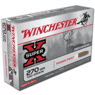 Winchester Super X .270 Win Power Point 130 Grain Rifle Ammunition