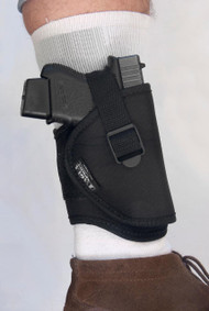 Tagua Gunleather Nylon Ankle Pistol Holster LH
