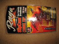 Rage Chisel 3 Blade 100 Grain 1.5" Cut Broadhead 3 Pack