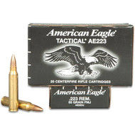 Federal American Eagle .223 Rem 55 Grain FMJ Rifle Ammunition
