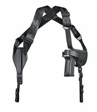Uncle Mike's Nylon Cross Shoulder Harness RH Holster for 4" Barrel