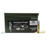 Federal American Eagle 5.56x45mm 55 Grain FMJ Rifle Ammunition 120 Rounds