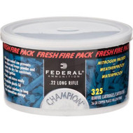 Federal Champion Fresh Fire Pack .22LR 36 Grain Hollow Point Ammuntion