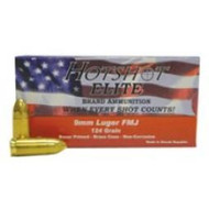 CIA Hotshot Elite 9mm Luger 124 Grain Handgun Ammunition