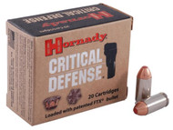 Hornady Critical Defense 40S&W 165 Grain FTX Handgun Ammunition