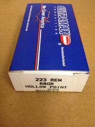Ultramax .223 Rem 68 Grain Hollow Point Rifle Ammuntion