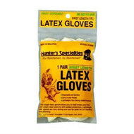 Hunter's Specialties Latex Gloves Wrist Length
