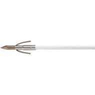 AMS Bowfishing Chaos Point White Fiberglass Mini Arrow