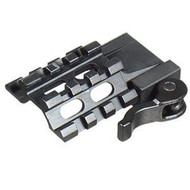 UTG Fully Adjustable QD Lever Lock Tri-Slot Tri-Rail Angle Mount